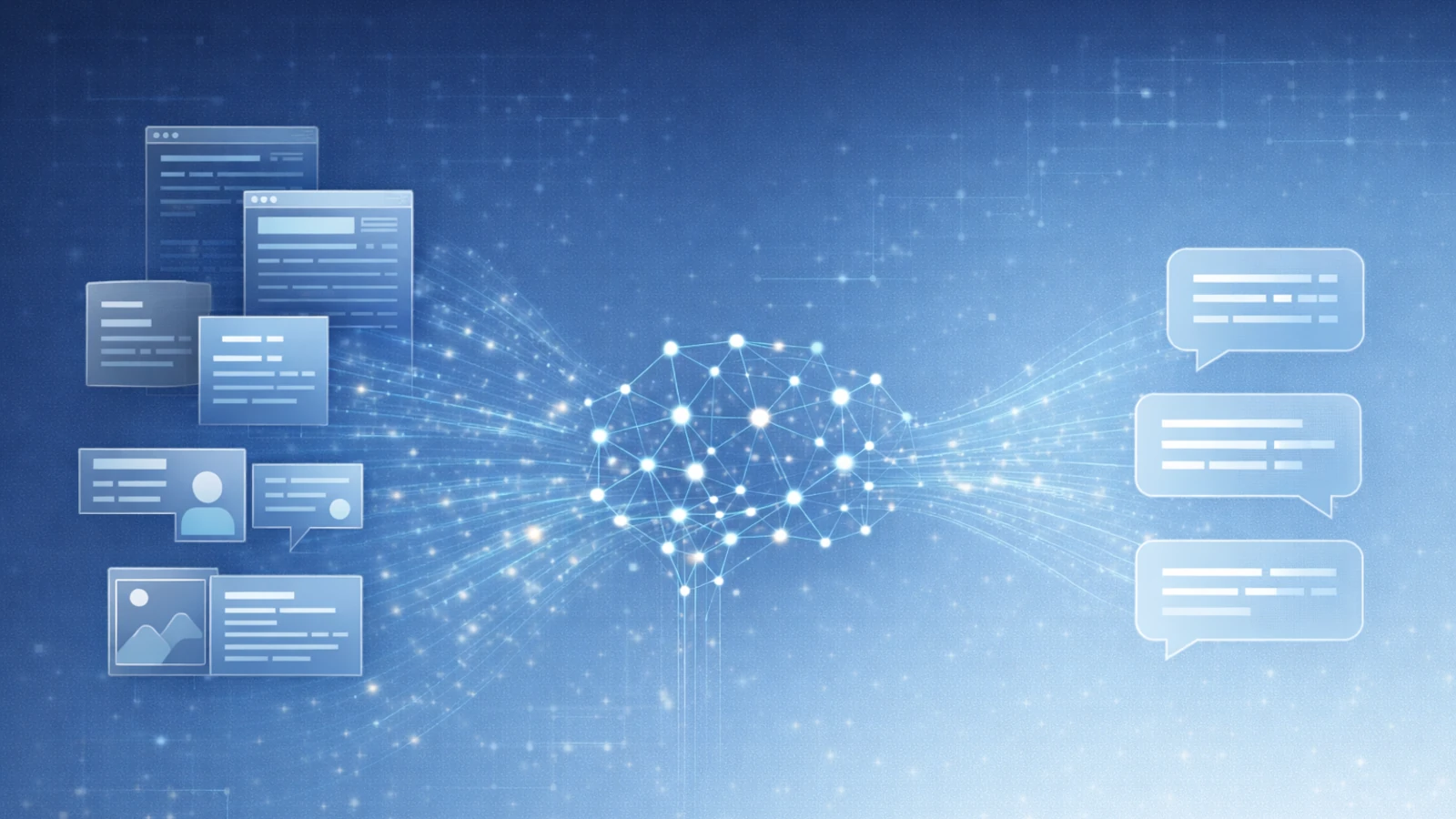 AI training pipeline showing stages from data crawl to fine-tuning